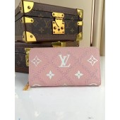 Louis Vuitton ZIPPY leather WALLET M81141 pink JK39pk20