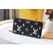 Louis Vuitton ZIPPY WALLET M80683 black JK78xh67