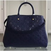 Luxury Louis Vuitton Monogram Empreinte MONTAIGNE GM Bag M41069 Royal JK2443QT69