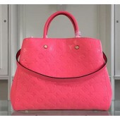 Luxury Replica Louis Vuitton Monogram Empreinte MONTAIGNE GM Bag M41069 Rose JK2441vv50