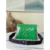 Quality Louis Vuitton Monogram Vernis COUSSIN PM M57793 green JK146Vu63