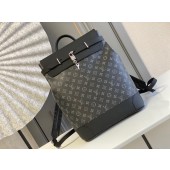 Replica Best Quality Louis Vuitton BACKPACK TRIO M44052 black JK5902Rf83