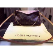 Replica Best Quality Louis Vuitton Monogram Canvas PALLAS CLUTCH M41733 Poppy JK2457Rf83