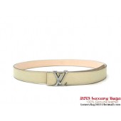 Replica Cheap Louis Vuitton Epi Leather Belts M9606V White JK2932QC68