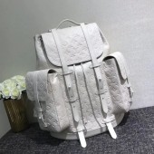 Replica Louis Vuitton CHRISTOPHER Large backpack M53285 white JK934Hd81