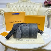 Replica Louis Vuitton CITY KEEPALL M45936 Black JK193BB13
