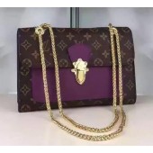 Replica Louis Vuitton Monogram Canvas PALLAS CHAIN Bag M41731 Purple JK2372Sf59