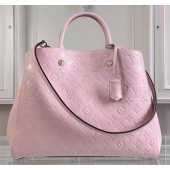 Replica Louis Vuitton Monogram Empreinte MONTAIGNE GM Bag M41069 Pink JK2442ec82