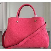 Replica Louis Vuitton Monogram Empreinte MONTAIGNE MM Bag M50668 Rose JK2436HB48