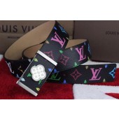 Replica Louis Vuitton Monogram Multicolore Belt LV2935 Black JK2826CQ60