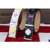 Replica Louis Vuitton Monogram Multicolore Belt LV2935 White JK2827KG80