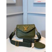 Replica LOUIS VUITTON NEW WAVE Shoulder Bag M56466 Olive green JK765UD97