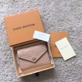 Replica Louis Vuitton Original Monogram Empreinte Wallet 62305 Apricot JK406HB48