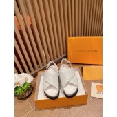 Replica Louis Vuitton SANDAL 91083-3 Heel 2CM JK1946rH96