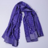 Replica Louis Vuitton Scarves Cotton WJLV092 Purple JK3854TN94
