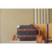 Replica Top Louis Vuitton Monogram Canvas Handle Trunk Original Leather Bag M45785 Brown JK443Cq58
